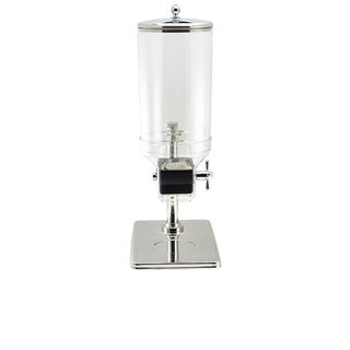 Stainless Steel & Acrylic Cereal Dispenser 8.5L – 68×26×34cm Buffet Dispenser with Turning Paddle