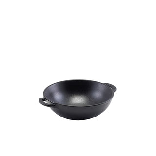 Stoneware Balti Dishes with Authentic Cast-Iron Look – 15cm & 17cm (Pack of 6)