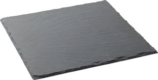 Square Slate Platter 28cm (11") Pack of 6, for Dinner Table Presentation Serving Board