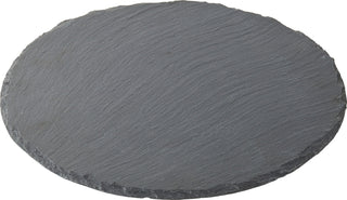 Slate Round Platter 30cm Serving Platter for Restaurant Buffet and Home Use Pack of 6