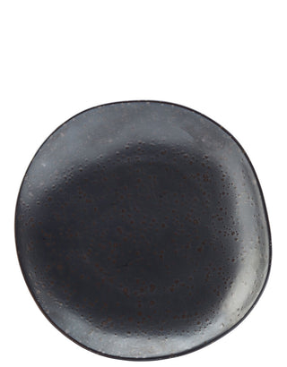 Porcelain Nero Black Plate 19cm/25.5cm Plates for Starters and Main Courses Pack of 6