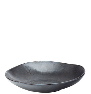 Porcelain Nero Coupe Bowl 24.5cm Shallow Porcelain Bowl for Pasta and Salads Pack of 6