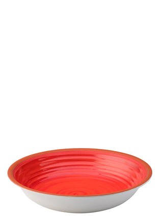 Melamine Calypso Blue White or Red Bowl 34cm Large Lightweight Serving Bowl Pack of 24