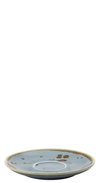 Porcelain Earth Thistle Saucers 14cm Pack of 6 for Coffee Cups Tea Service and Café Tableware