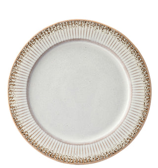 Stoneware Corduroy Drift Edge Plates 21cm/24.5cm/28cm Pack of 6 for Dinnerware Plates