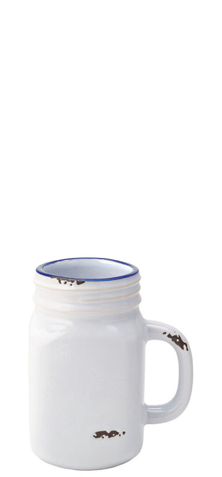 Stoneware Avebury Blue Tennessee Jars 40cl Rustic Beverage and Serving Jars Pack of 12