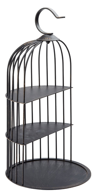 Stainless Steel Vintage Birdcage Presentation Stand 43cm Decorative Display Stand 1Pcs