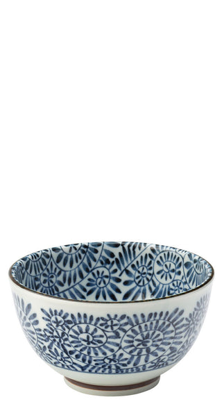 Porcelain Botany Bowls 12.5cm 19cm for Sides Salads and Shared Dishes Pack of 6