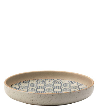 Porcelain Parador Shallow Bowls 21cm and 25cm Pack of 6 for Pasta Salads Food Presentation