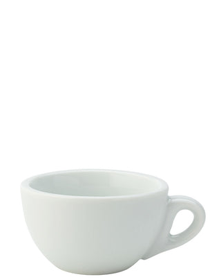 Porcelain Cappuccino Cup 7oz (200ml), Coloured Coffee Cup for Barista & Café Service – Fits 14.5cm Saucer (Set of 12)