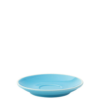 Barista Espresso Cups 80ml Vitrified Porcelain Ceramic 11.5cm Saucers (Box of 12), for Cafe and Professional