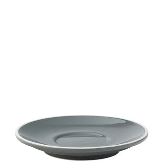 Porcelain Coffee Saucer 15.5cm (6"), Dishwasher Safe Saucers for Cafes, Tea, Coffee (Box of 6)