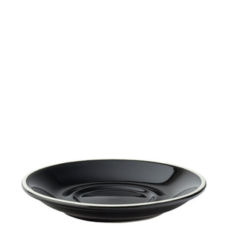 Porcelain Coffee Saucer 15.5cm (6"), Dishwasher Safe Saucers for Cafes, Tea, Coffee (Box of 6)