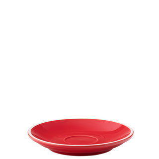 Barista Espresso Cups 80ml Vitrified Porcelain Ceramic 11.5cm Saucers (Box of 12), for Cafe and Professional