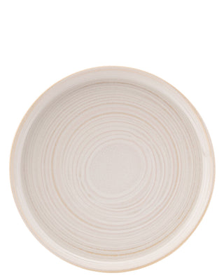 Light Grey Stoneware Coupe Plates Set, 17.5cm, 22cm & 28cm Professional Catering Tableware, Box of 6