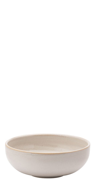 Light Grey Stoneware Coupe Bowls Set, 12cm, 16cm & 22cm Professional Catering Tableware, Box of 6