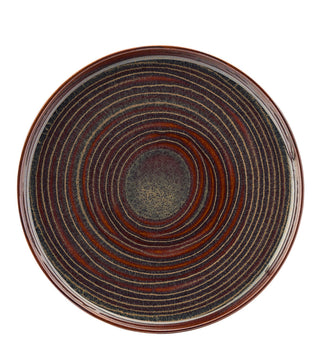 Tropical Stoneware Coupe Plates Set, 17.5cm, 22cm & 28cm Professional Catering Tableware, Box of 6