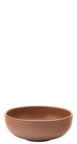 Cocoa Stoneware Serving Bowls for Catering & Table Service, Brown Ceramic Bowls 12cm, 16cm & 22cm – Box of 6