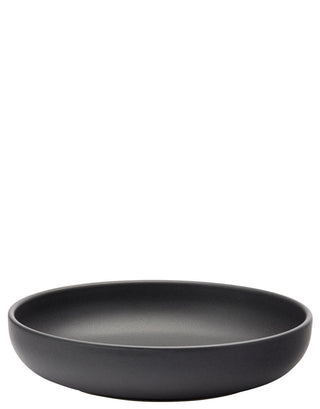Pico Black Stoneware Bowls Set, Black Serving Bowls 12cm, 16cm & 22cm for Catering & Tableware