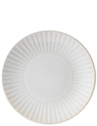 White Stoneware Coupe Plates Set for Catering & Table Service – 17cm, 21cm or 27cm, Pack of 6