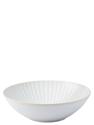 White Stoneware Coupe Bowls 24cm Set of 4 for Catering, Buffet & Table Service