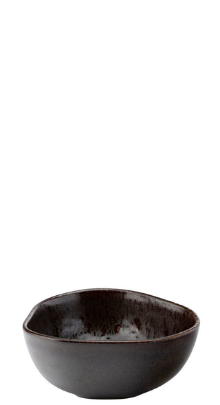 Brown Stoneware Irregular Bowls for Catering & Table Service – 10cm or 16cm, Pack of 6