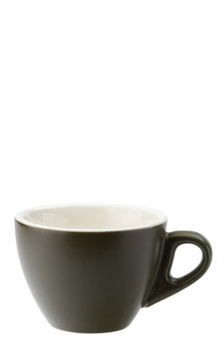 Porcelain Ceramic Cups - Barista Matt Collection - Premium Flat White Coffee Cup 5.5oz (160ml) - Box of 12