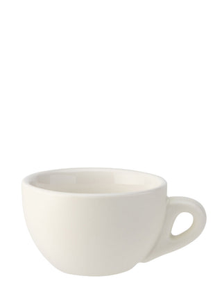 Premium Barista Cappuccino Cups 7oz (200ml) – Ceramic Porcelain Coffee Drinkware (Set of 12)