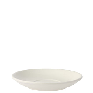 Barista Matt Ceramic Saucer 5.5" (14.5cm), Box of 12 - Porcelain Coffee Saucer for Cafés, Restaurants