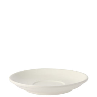 Barista Matt Saucer 6in (15.5cm), Porcelain Coffee Saucer for Cafés, Restaurants - Set of 6
