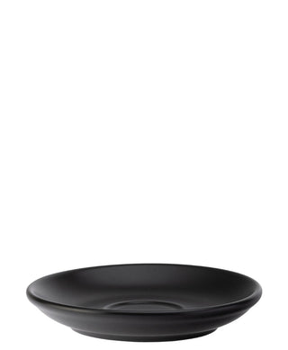 Barista Espresso Matt Saucer 4.75in (12cm), Porcelain Coffee Saucer (Set of 12)