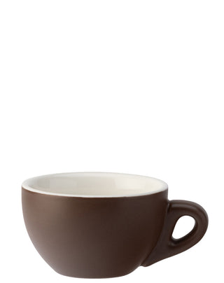 Premium Barista Cappuccino Cups 7oz (200ml) – Ceramic Porcelain Coffee Drinkware (Set of 12)