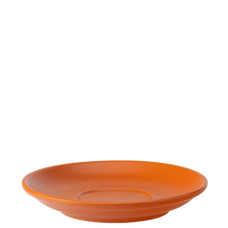 Barista Matt Saucer 6in (15.5cm), Porcelain Coffee Saucer for Cafés, Restaurants - Set of 6