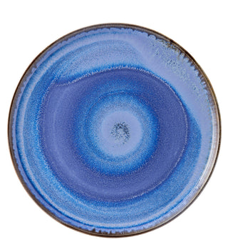 Murra Pacific Blue Porcelain Walled Plate for Catering & Table Presentation (Set of 6) - 17.5cm, 21cm, 27cm, 30cm Round