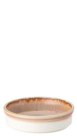 Murra Blush Porcelain Tapas Bowls Reactive Glaze Finish Ceramic Bowls, Dishwasher Safe, 10cm/ 13cm - Set of 6