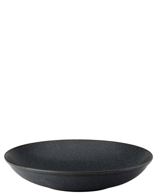 Murra Ash Porcelain Deep Coupe Bowls 23cm/ 28cm Round Ceramic Serving Bowls (Black) - Pack of 6