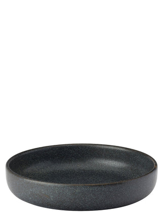Murra Ash Presentation Bowl Black Dishwasher Safe Ceramic Round Serving Bowls 8" (20cm) - Pack of 6