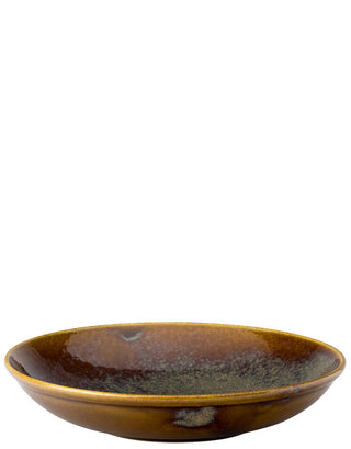 Murra Toffee Deep Coupe Bowls Set of 6 - Dishwasher Safe Ceramic Cereal Soup Dessert Serving Bowls - 9"/ 11"