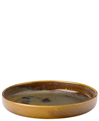 Murra Toffee Presentation Bowls Ceramic 20cm 24cm Deep Vitrified Porcelain Dishwasher Safe Bowl, Set of 6