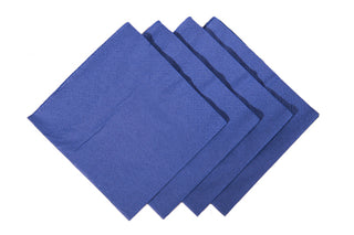 Pack Of 4000 Dark Blue 2ply Cocktail  Napkins 24cm x 24cm