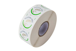 Pack Of 500 Round Gluten Free Label 25mm