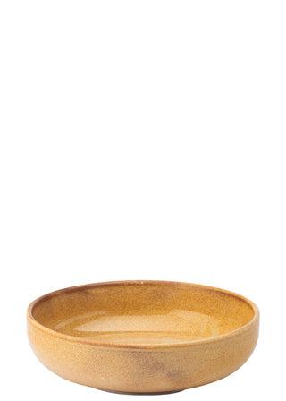 Murra Honey Porcelain Bowl 16cm, Ceramic Salad Dessert Serving Bowl for Catering, Restaurants & Table Presentation - Set of 6