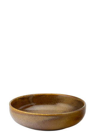 Murra Toffee Porcelain Serving Bowl 6.25" (16cm), Dishwasher Safe Ceramic Bowl for Catering & Table Service - Set of 6