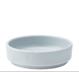 Circus Chambray Porcelain Dip Pot 3" (8cm) – Blue Stacking Sauce & Condiment Bowl | Pack of 6