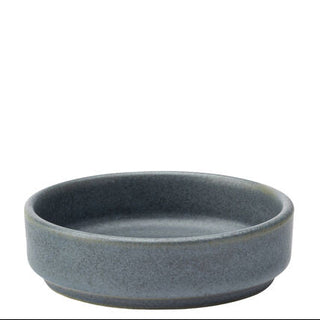 Circus Denim Blue Porcelain Walled Dip Pot 3" (8cm) – Sauce, Condiment & Sharing Pot | Dishwasher Safe (Pack of 6)