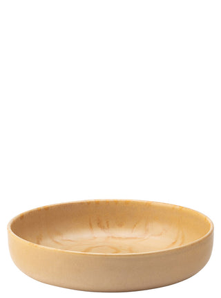 Maze Flax Presentation Bowl – Porcelain Serving Bowl, Textured Finish, Dishwasher Safe, 20/24cm, Pack of 6