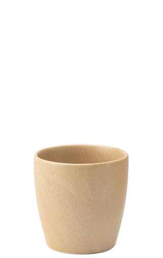 Maze Flax Porcelain Chip Pot 300ml (10.5oz) | Restaurant Sauce Cup, Dipping Pot, Tableware | Pack of 6