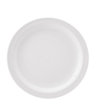 Pure White Porcelain Narrow Rim Plates 10" & 10.75" – Pack of 18 | Restaurant & Catering Plates