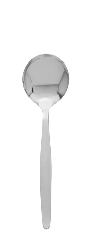 Economy Round Soup Spoons Stainless Steel Spoon for Soup, Dinner, Kitchen, Cutlery Spoons Set - Pack of 12/ 300