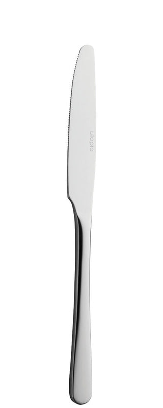 Stainless Steel Dessert Knife, Gourmet Collection Cutlery, Dishwasher Safe, Restaurant & Catering Use - Set of 12/ 240